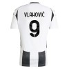 Virallinen pelipaita Juventus Vlahovic 9 Koti 2024-25 Lyhythihainen - Miesten